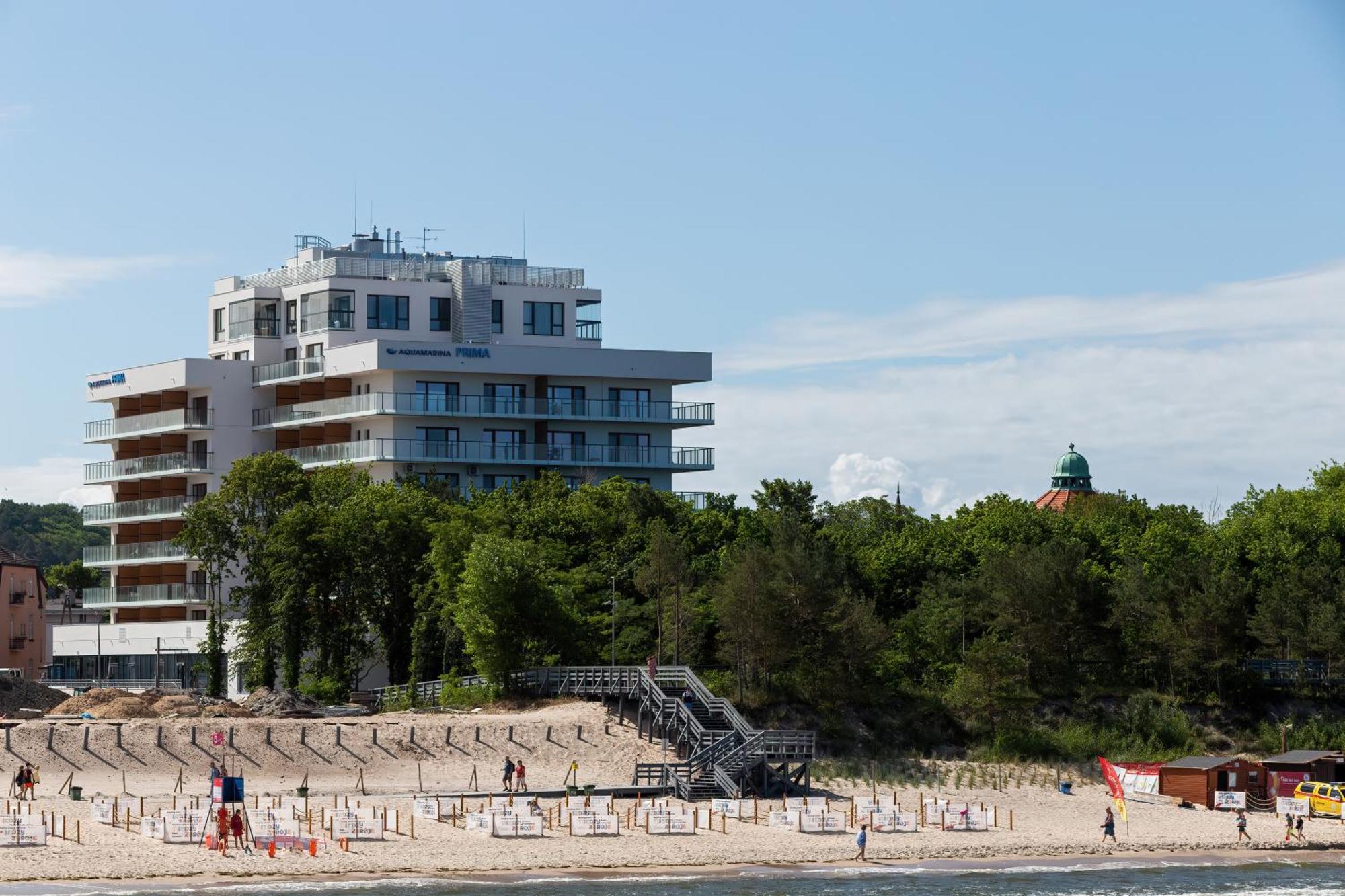 Aquamarina Prima Deluxe Studios With Sea View By Noclegi Renters Miedzyzdroje Exterior photo